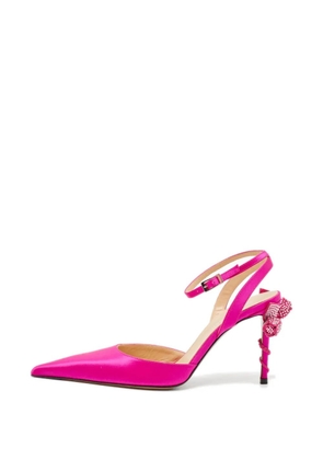 MACH & MACH Wonder Tulip ankle-strap heeled pumps - Pink