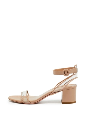 Aquazzura Minimalist ankle-strap heeled sandals - Neutrals