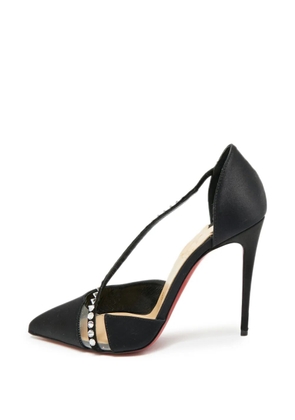Christian Louboutin Pre-Owned Krystal Cross D'Orsay pumps - Black