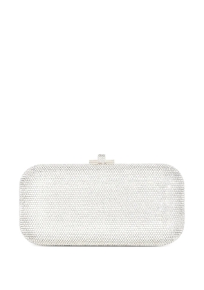 Judith Leiber crystal-embellished clutch bag - Silver