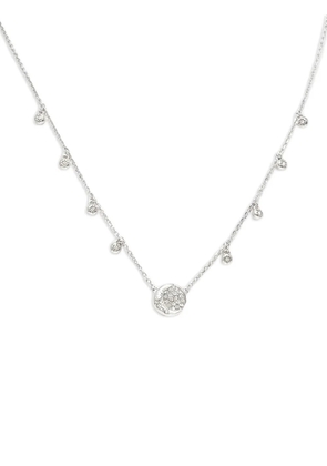 GUESS USA Aurora crystal-embellished charm necklace - Silver