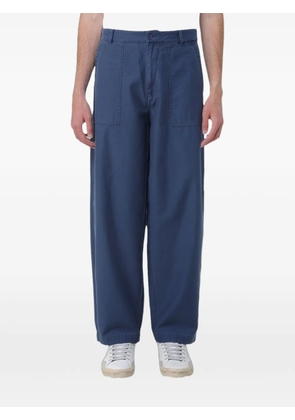 Blauer wide-leg cotton trousers - Blue
