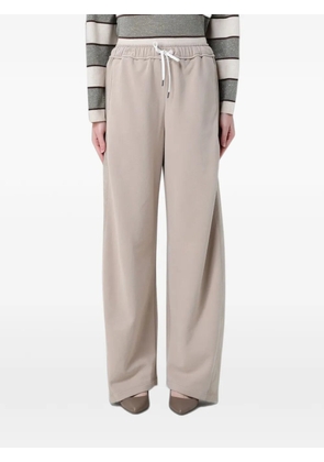 Brunello Cucinelli drawstring wide-leg trousers - Neutrals