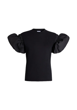 Patou faille-sleeve T-shirt - Black