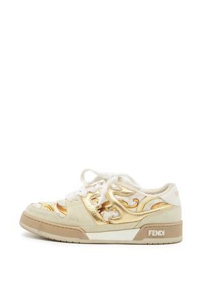 Fendi Pre-Owned x Versace Fendace low-top sneakers - Neutrals