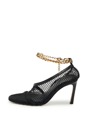 Bottega Veneta Pre-Owned Stretch chain-link mesh pumps - Black