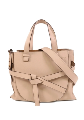Loewe Pre-Owned Gate leather tote bag - Neutrals