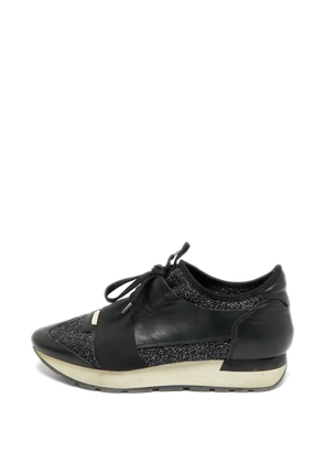 Balenciaga Pre-Owned Race Runner lace-up sneakers - Black