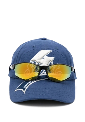 KAP Company logo-embroidered cap - Blue