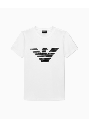 T-shirt regular fit in lightweight stretch cotton jersey