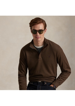 Luxury Jersey Quarter-Zip Pullover