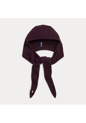 Cable-Knit Wool-Cashmere Wrap Snood