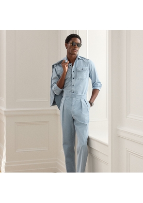 Hand-Tailored Garment-Dyed Chino Trouser