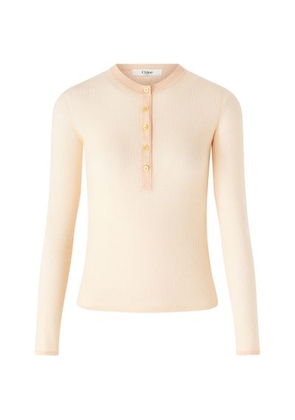 Button-neck sweater