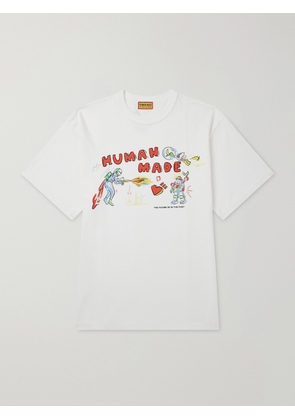 Human Made - Printed Cotton-Jersey T-Shirt - Men - White - S