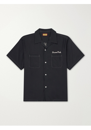 Human Made - Souvenir Logo-Embroidered Poplin Shirt - Men - Black - S
