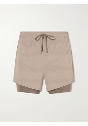 On - Erewhon 2-in-1 Straight-Leg Layered Recycled-Shell Shorts - Men - Brown - S
