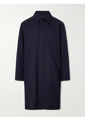 A.P.C. - Mac Hugo gabardine trench coat - Men - Blue - XS