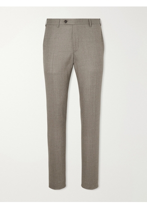 Canali - Slim-Fit Wool-Flannel Suit Trousers - Men - Gray - IT 46