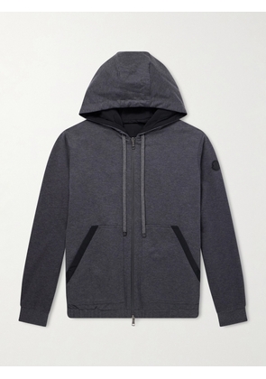 Moncler - Cotton Zip-Up Hoodie - Men - Gray - S
