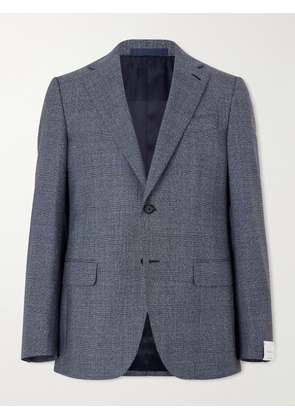 Caruso - Norma Prince of Wales Wool Suit Jacket - Men - Blue - IT 46
