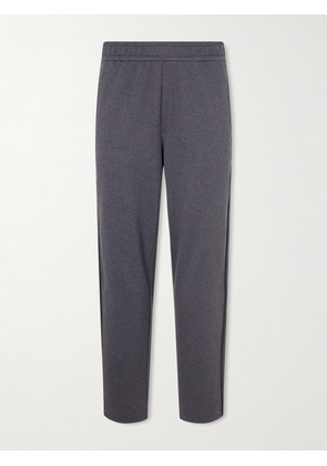 Moncler - Straight-Leg Striped Cotton Sweatpants - Men - Gray - S