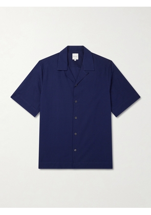 Paul Smith - Camp-Collar Cotton-Seersucker Shirt - Men - Blue - S
