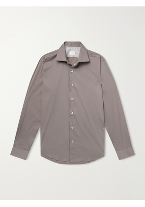Eleventy - Cotton-Blend Shirt - Men - Green - S