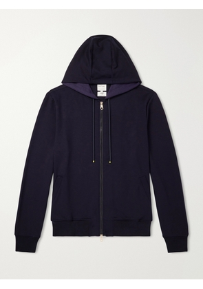 Paul Smith - Lyocell-Blend Zip-Up Hoodie - Men - Blue - S