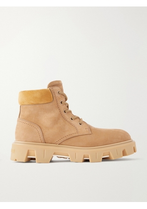 Moncler - Peak City Suede Boots - Men - Neutrals - EU 40