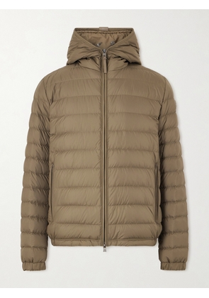 Moncler - Solienn Quilted Airsoft Shell Down Jacket - Men - Green - 1