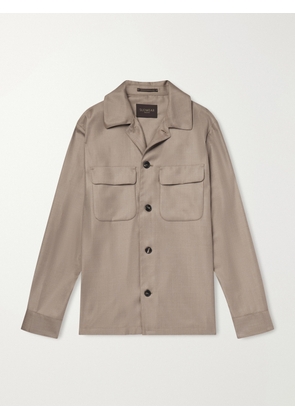 Slowear - Wool and Silk-Blend Overshirt - Men - Neutrals - IT 46