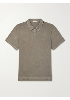 James Perse - Supima Cotton-Jersey Polo Shirt - Men - Green - 1
