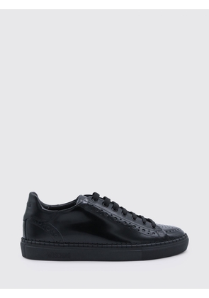 MOSCHINO COUTURE Brushed Leather Brogue Sneakers
