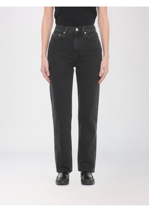 LOULOU DE SAISON Cotton Denim Slim Fit Jeans