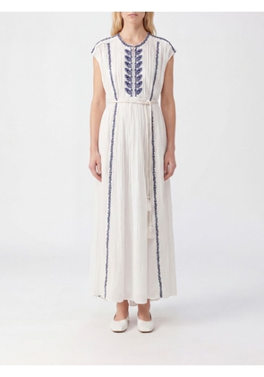 ISABEL MARANT ETOILE Liviane Embroidered Cotton Dress
