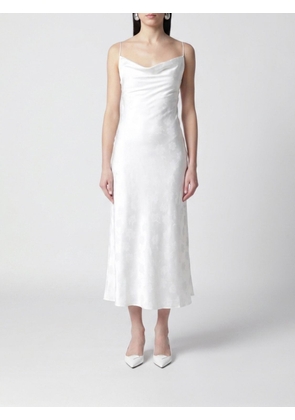 ROTATE Crêpe Midi Dress with Appliqués