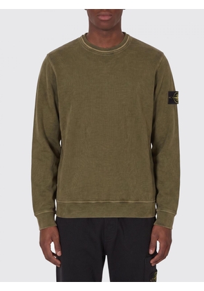 STONE ISLAND Cotton Crew Neck Sweatshirt With Logo