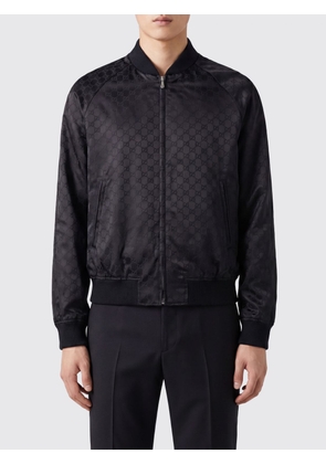 GUCCI Cotton-Blend Bomber Jacket with Monogram Motif and Zip Closure