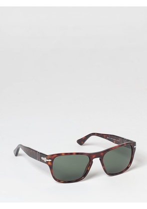 PERSOL Rectangular Aviator Sunglasses in Tortoiseshell Acetate with Dark Lenses