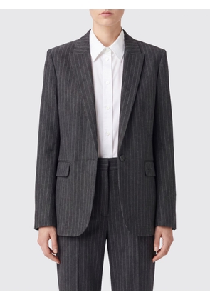 ZADIG & VOLTAIRE Pinstriped Single-Breasted Blazer with Peak Lapels