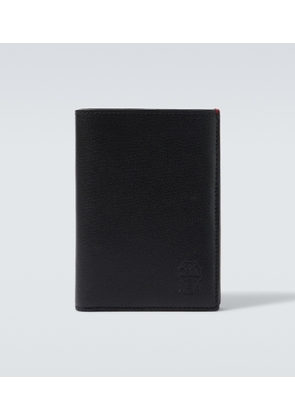 Brunello Cucinelli Leather passport holder