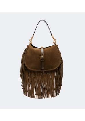 Etro Pony Medium suede shoulder bag