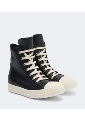 Rick Owens Leather high-top sneakers