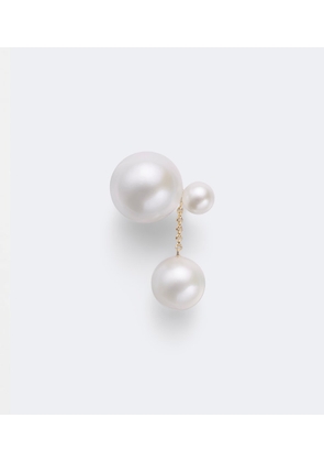 Sophie Bille Brahe Lou Perle 14kt gold single earring with freshwater pearls