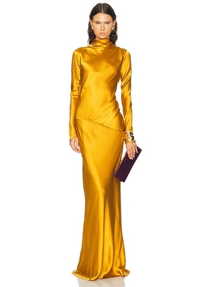 TOVE Gio Dress in Gold - Mustard. Size 40 (also in 38, 36, 34).