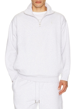 On Club Collective 1/4 Zip in Crater - White. Size S (also in XS, M, L, XL/1X, XXL/2X).