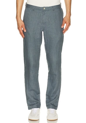 Onia Linen Trouser in Deep Marine - Blue. Size 33 (also in 30, 31, 32, 34, 36).