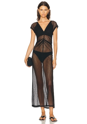 TOVE Ingrith Lace Dress in Black - Black. Size 38 (also in 36, 34, 40).