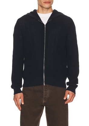 Theory Myhlo Full Zip in Baltic - Navy. Size XXL/2X (also in M, S, L, XL/1X).